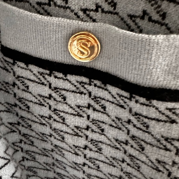 Sandro France Preston Intarsia Oversized Cardigan Preppy Chic Old Money - Picture 10 of 16